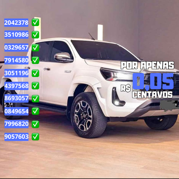  Toyota Hilux SRX ou R$250.000 no Pix 💰 🚀
